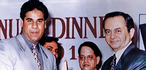 Receiving Business Award of the year 2000